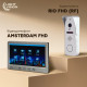 Комплект видеодомофона Light Vision: домофон 7" AMSTERDAM FHD Grey и видеопанель RIO FHD Silver