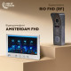 Комплект видеодомофона Light Vision: домофон 7" AMSTERDAM FHD White и видеопанель RIO FHD Grey