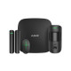 Комплект бездротової охоронної сигналізації Ajax StarterKit Cam Plus чорний з WiFi, 2G, 3G, 4G, Ethernet, фотоверифікацією тривог