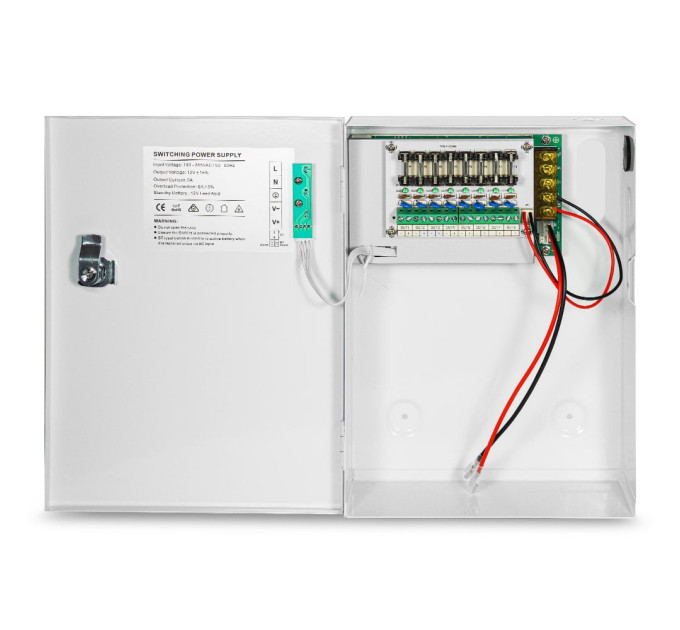 Джерело безперебійного живлення Kraft PSU-1205/8CH