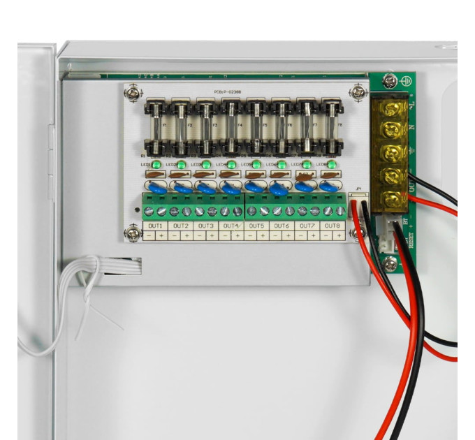 Джерело безперебійного живлення Kraft PSU-1205/8CH
