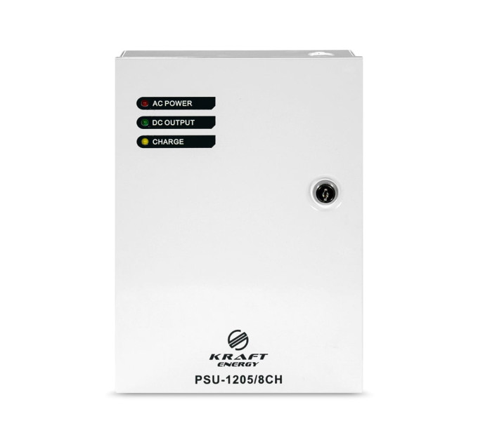 Джерело безперебійного живлення Kraft PSU-1205/8CH
