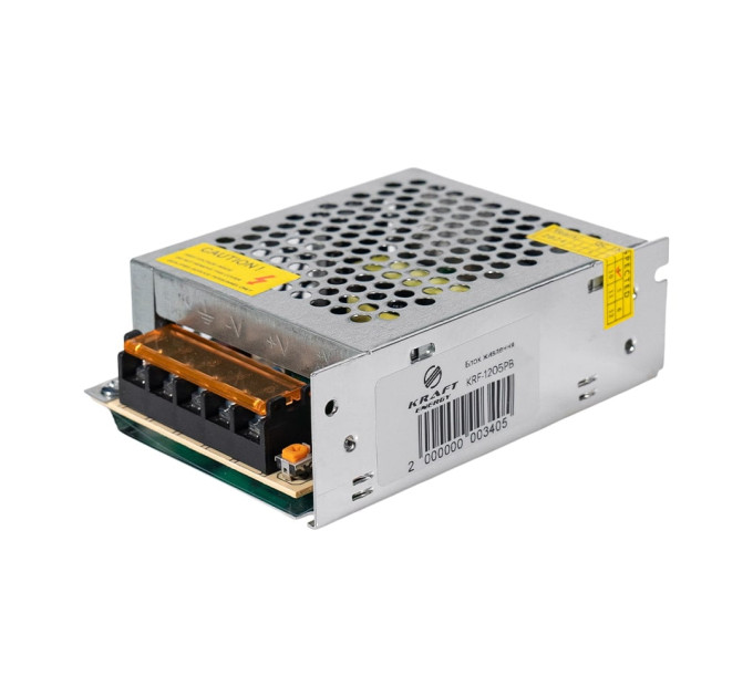 Блок живлення KRF-1205PB Kraft 12V/5A