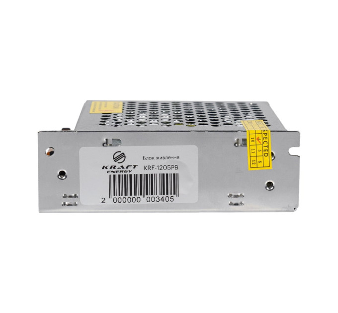 Блок живлення KRF-1205PB Kraft 12V/5A
