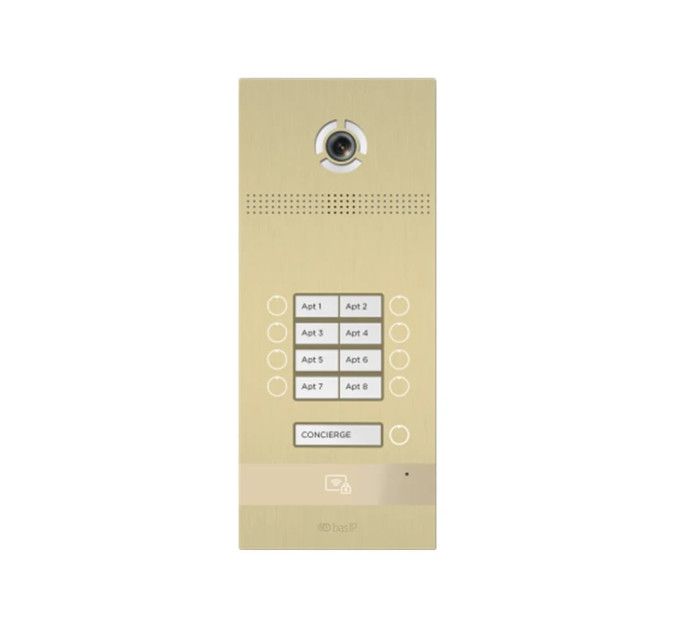 Відеопанель BI-08FB Gold BAS-IP