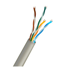 Кабель витая пара UTP CAT5E CU 0.5 PVC Indoor Kraft Light gray 305m Кабель витая пара UTP CAT5E CU 0.5 PVC Indoor Kraft Light gray 305m