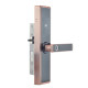Замок биометрический автономный Trinix TRL-5109BTF Red Bronze Right с Bluetooth, считывателем отпечатков пальцев и карт Mifare