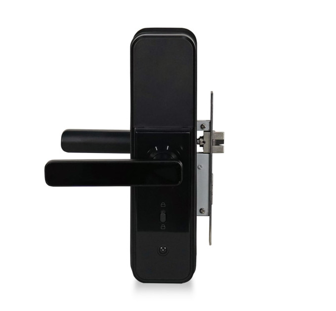 Замок биометрический автономный Trinix TRL-5303BTF Black с Bluetooth, считывателем отпечатков пальцев и карт Mifare