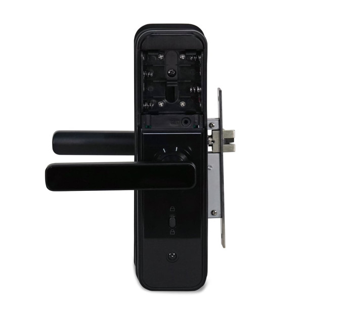 Замок биометрический автономный Trinix TRL-5303BTF Black с Bluetooth, считывателем отпечатков пальцев и карт Mifare