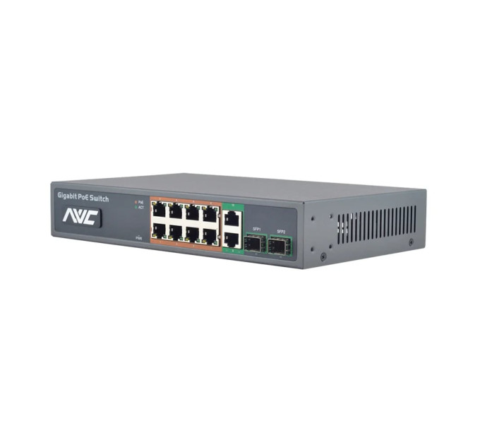 PoE-коммутатор 10-портовый NVC-1008GSR PoE-коммутатор 10-портовый NVC-1008GSR