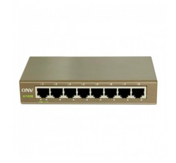 Коммутатор 8-портовый гигабитный ONV-H7008