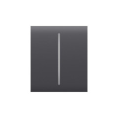 Кнопка Button (graphite/графіт) для LightSwitch CenterButton (2-gang) Ajax