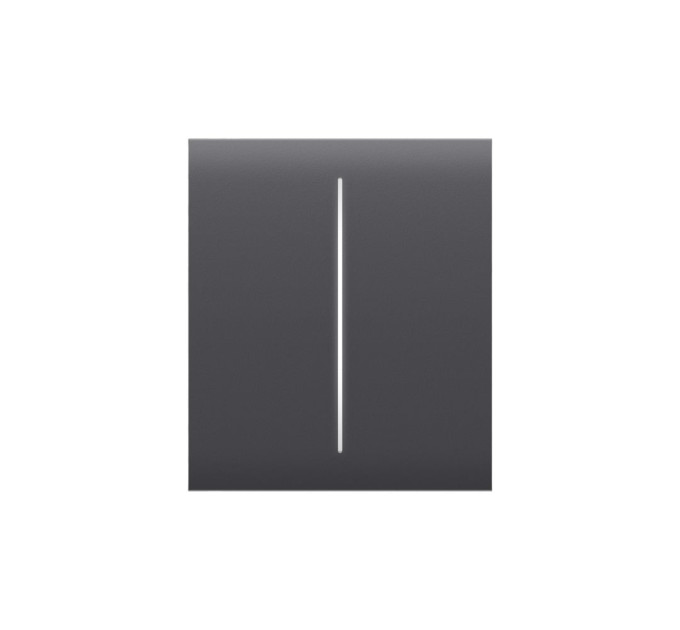 Кнопка Button (graphite/графіт) для LightSwitch CenterButton (2-gang) Ajax