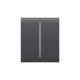 Кнопка Button (graphite/графіт) для LightSwitch CenterButton (2-gang) Ajax