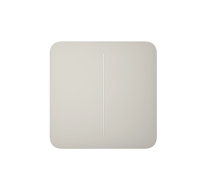 Кнопка Button (oyster/устрична) для LightSwitch SoloButton (2-gang) Ajax