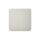 Кнопка Button (oyster/устрична) для LightSwitch SoloButton (2-gang) Ajax