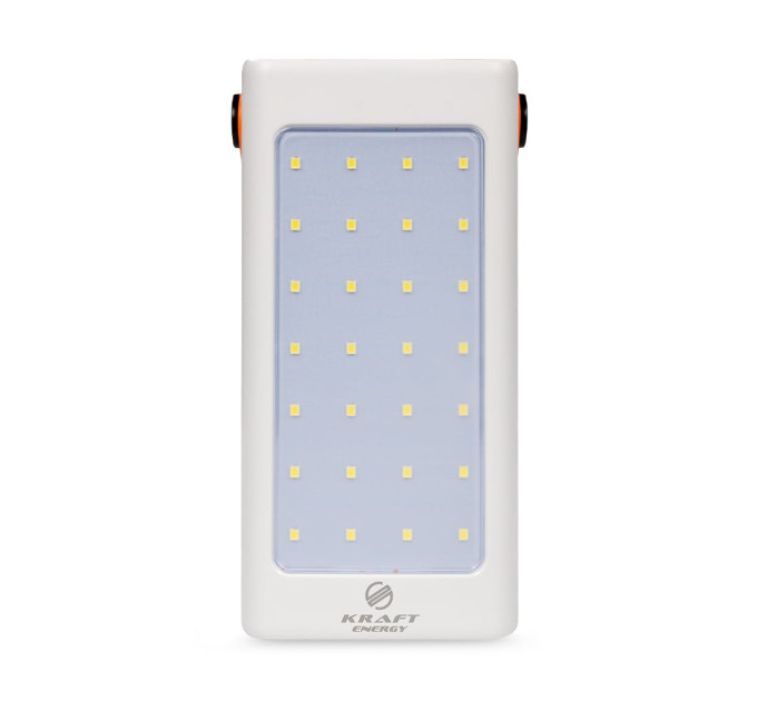 Повербанк 90000mAh Power Bank Kraft KPB-2490FCL White 22.5W QC3.0 LED-ліхтар