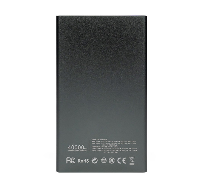 Повербанк 40000 mAh Power Bank Trinix TPB-10040PD Grey 100W