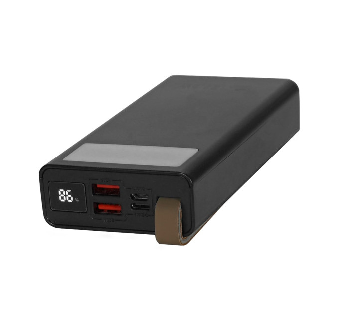 Повербанк 20000mAh Power Bank Kraft KPB-2320FCL Black 22.5W QC3.0 LED-фонарь