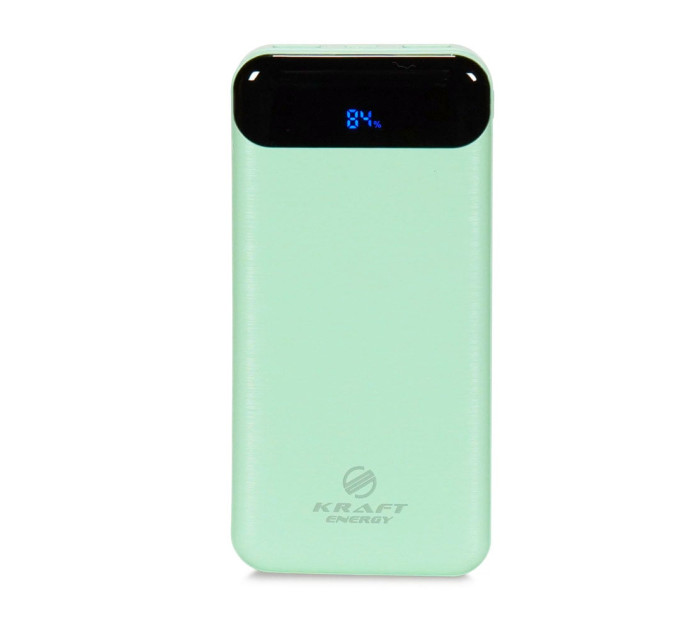 Повербанк 10000mAh Power Bank Kraft KPB-2010FC Green 22.5W QC3.0