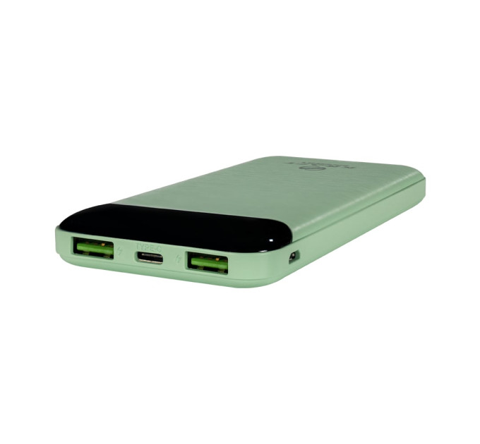 Повербанк 10000mAh Power Bank Kraft KPB-2010FC Green 22.5W QC3.0