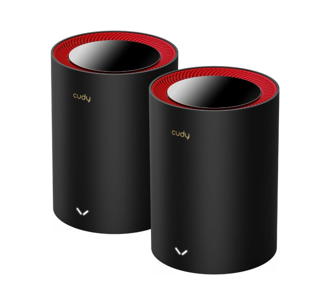 Маршрутизатор WiFi Mesh-система WiFi 6 2.5G Cudy M3000 Black (3-Pack) 3 штуки дводіапазонні AX3000
