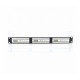 Патч-панель Ritar 24 порта UTP DUAL кат 5Е 19" 1U неэкранированная черная, с задним организатором кабеля Q25
