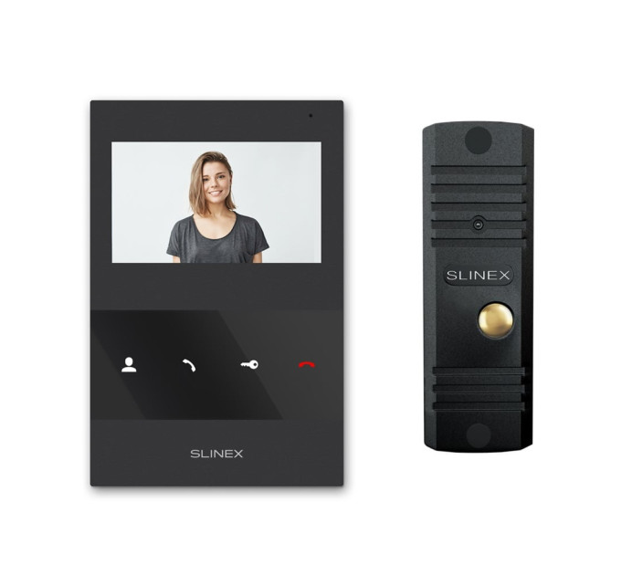 Комплект видеодомофона Slinex SQ-04M Black + ML-16HD Black Комплект видеодомофона Slinex SQ-04M Black + ML-16HD Black
