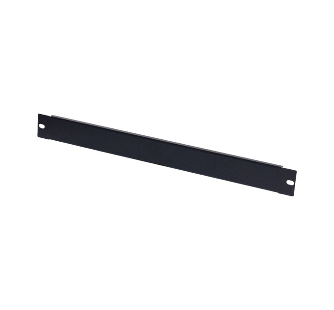 Панель/заглушка NVC-BP/1U Black для коммутационного шкафа 19"