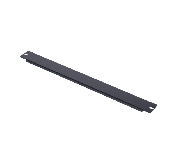 Панель/заглушка NVC-BP/1U Black для коммутационного шкафа 19"