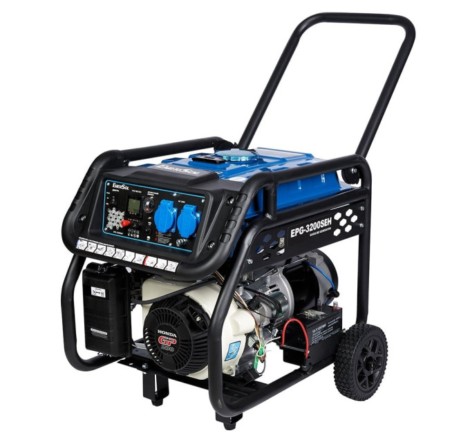 Генератор бензиновый 2.8 кВт EnerSol EPG-3200SEH с двигателем Honda GP-200 Генератор бензиновый 2.8 кВт EnerSol EPG-3200SEH с двигателем Honda GP-200