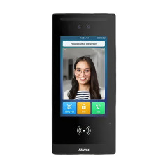 IP-видеопанель многоабонентская 2Mp Akuvox E18C с экраном 7", распознаванием лиц и считывателем EM-Marine/Mifare/NFC/BLE/QR