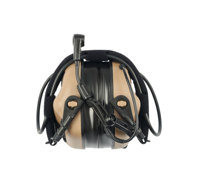 Активные защитные наушники Earmor M32 Plus (TN) Tan с гарнитурой