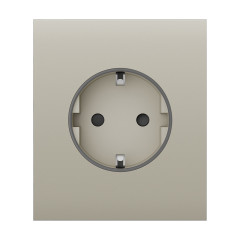 Фронтальна панель Ajax CenterCover (basic) [type F] ivory/слонова кістка для розетки Outlet (type F)