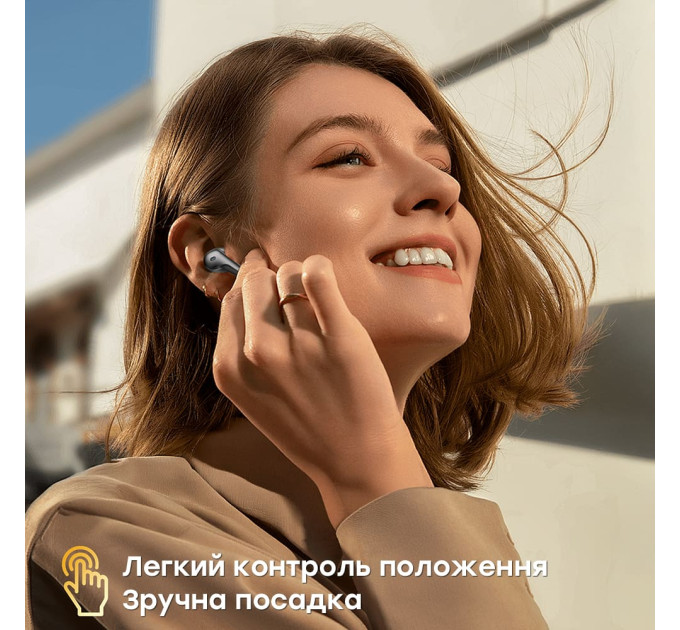 Бездротові навушники Choetech BH-T17 Black TWS, Bluetooth 5.4, ANC+ENC