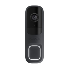 Відеодзвінок з WiFi 4Mp Ajax DoorBell Graphite із вбудованим штучним інтелектом та ІЧ датчиком руху
