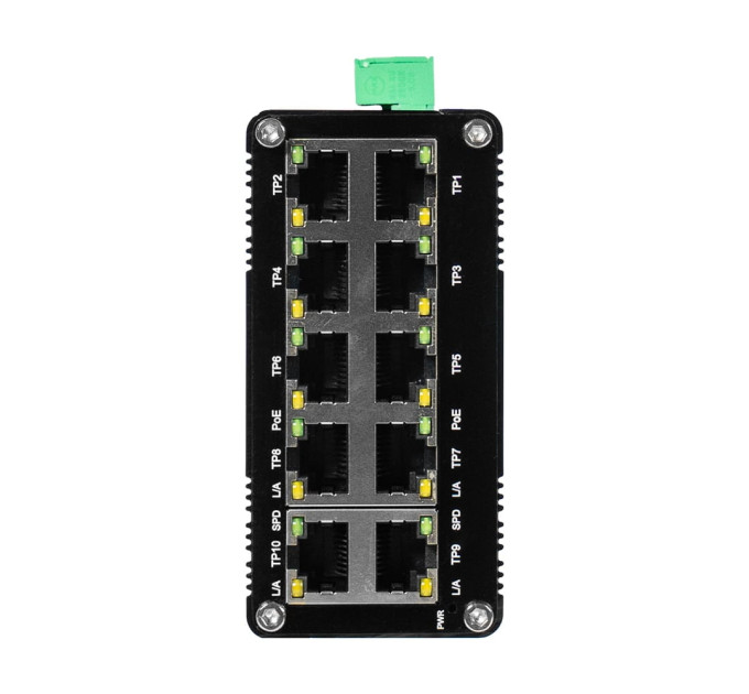 PoE-коммутатор 10-портовый E-LINK LNK-IMC010GP с 8 портами PoE