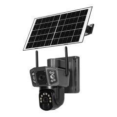 IP PTZ видеокамера автономна с 4G и солнечной панелью 3Mp+3Mp Light Vision VLC-9230IG/2C3S (Solar) f=4mm, на аккумуляторных батареях