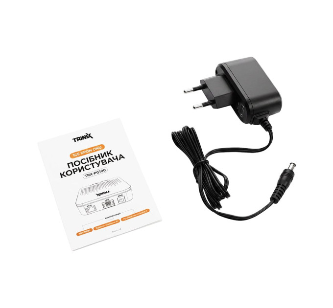 Абонентський оптичний термінал ХPON ONU GPON/EPON Trinix TRX-PG100 1 PON Port/1 Gigabit RJ45