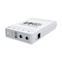 Источник бесперебойного питания Mini UPS WGP UPS103A 10400mAh 5V/12V/12V, Li-ion 4*2.6Ah, для роутера и медиаконвертера