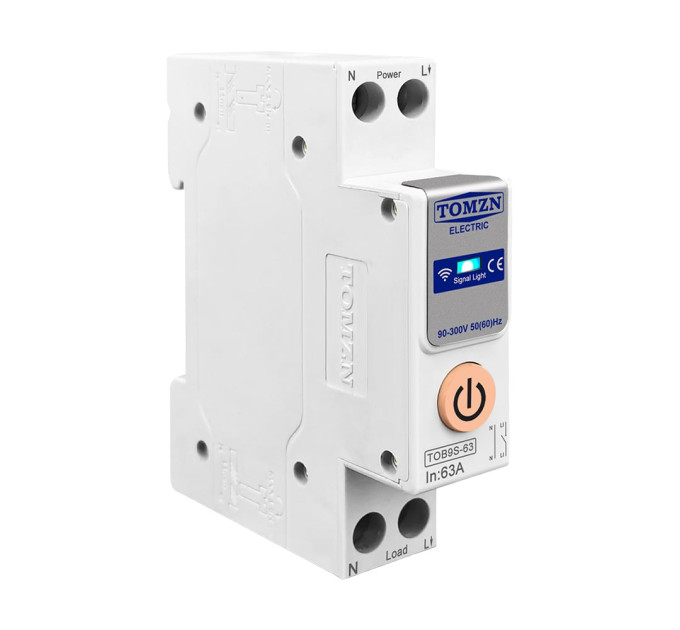 Умный автоматический выключатель Wi-Fi (Tuya) TOMZN TOB9S-63 63A