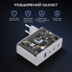 Мережевий зарядний пристрій Choetech PD9002 PD100W GAN USB-A+3xUSB-C White