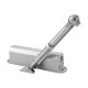Дверной доводчик Dortec DT-65HA Silver 85-120кг с фиксацией дверей в открытом положении