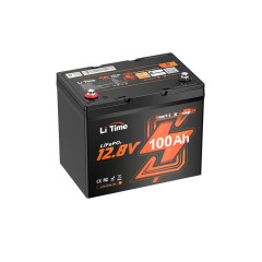 Аккумуляторная батарея литий-железо-фосфатная с Bluetooth 12.8В 100А*ч LiFePO4 LiTime Group24 L12V100-100-GROUP24-BT-4-A70 Аккумуляторная батарея литий-железо-фосфатная с Bluetooth 12.8В 100А*ч LiFePO4 LiTime Group24 L12V100-100-GROUP24-BT-4-A70