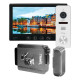 Комплект видеодомофона Light Vision с электрозамком: домофон 7" AMSTERDAM FHD Black, видеопанель 2Mp RIO FHD (RF) White со считывателем Mifare, электромеханический замок Trinix TRX Fass Steel