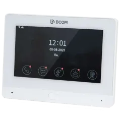 BCOM BD-760FHD/T White Відеодомофон
