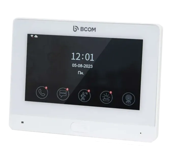 BCOM BD-760FHD/T White Видеодомофон