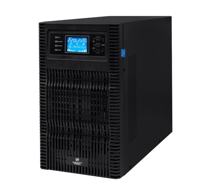 Источник бесперебойного питания Kraft KRF-T1000VA/1KW(LCD)Ex Pro Online UPS под внешний аккумулятор Источник бесперебойного питания Kraft KRF-T1000VA/1KW(LCD)Ex Pro Online UPS под внешний аккумулятор