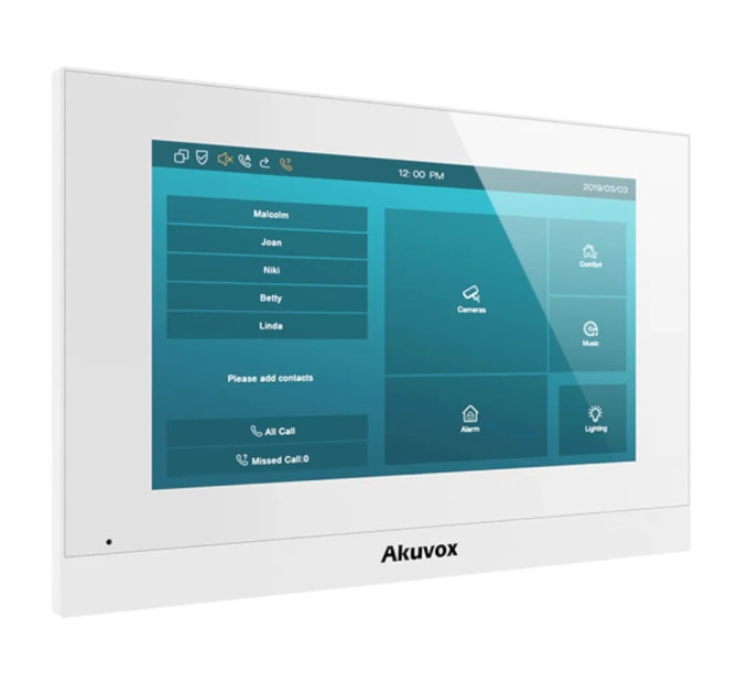 Відеодомофон 7” Akuvox C313S White SIP Linux
