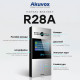 IP-видеопанель многоабонентская 2Mp Akuvox R28A с экраном 4.3" и считывателем EM-Marine/Mifare/NFC